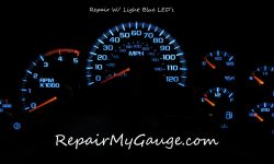 repair with light blue LEDs