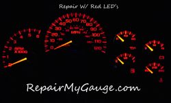 repair with red LED's